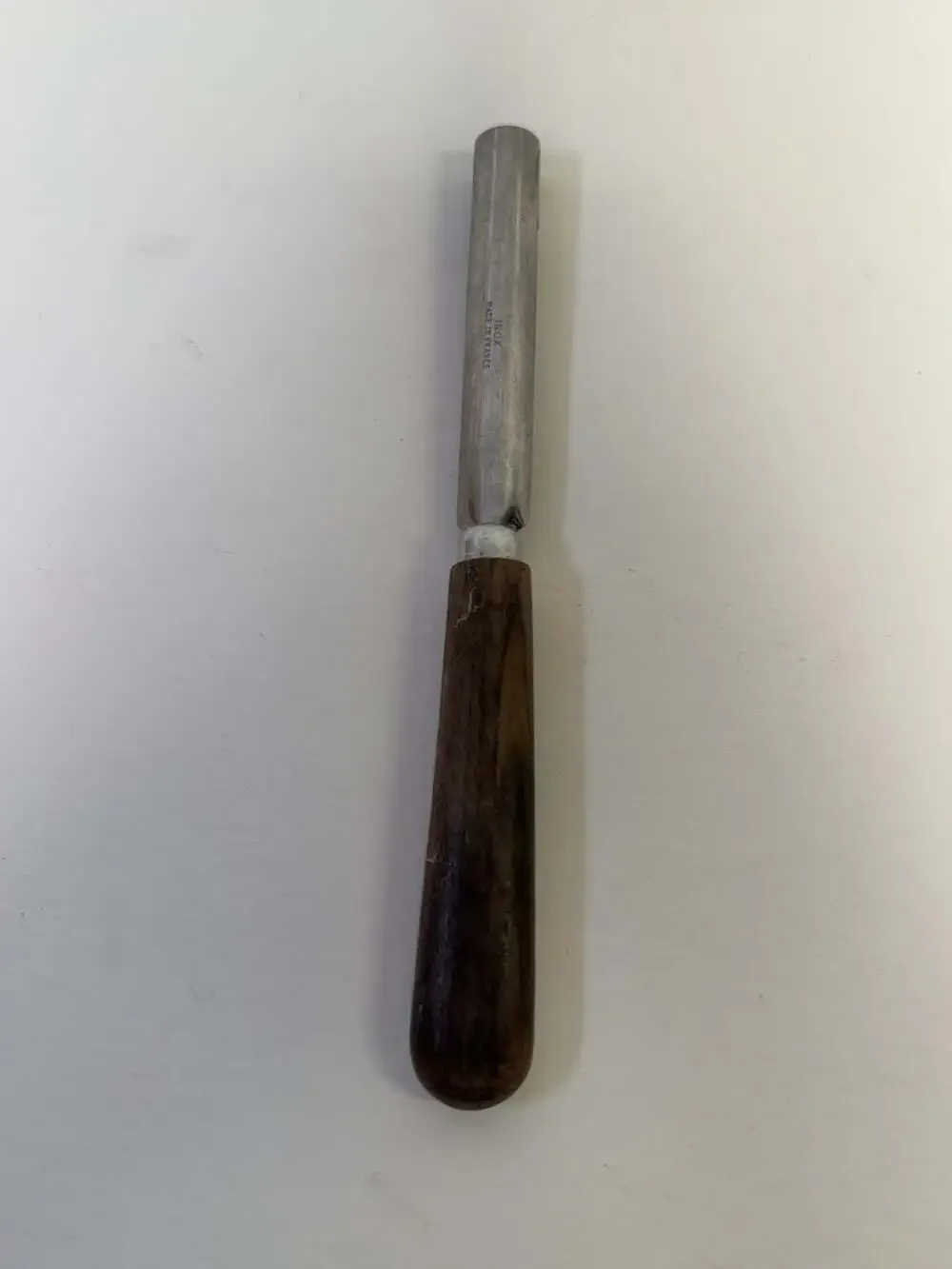 Vintage French Inox Stainless Steel Butter Curler‎ with Wood Handle
